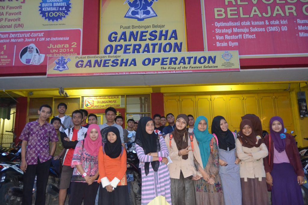 mengikuti belajar di GO